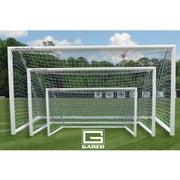 Gared Touchline® Striker Round-Frame Aluminum Soccer Goal, 7' x 21' (Front - Sizes)
