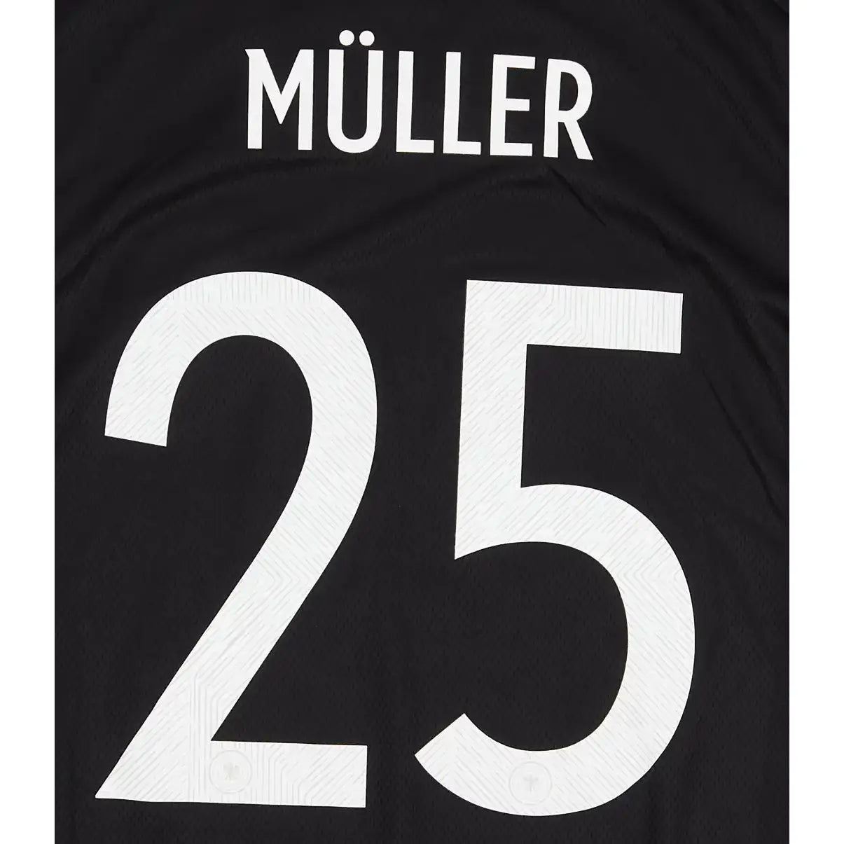 Germany 2021/22 Away Muller #25 Jersey Name Set