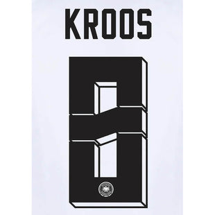 Germany 2024 25 Home Kroos #8 Jersey Name Set (Back)