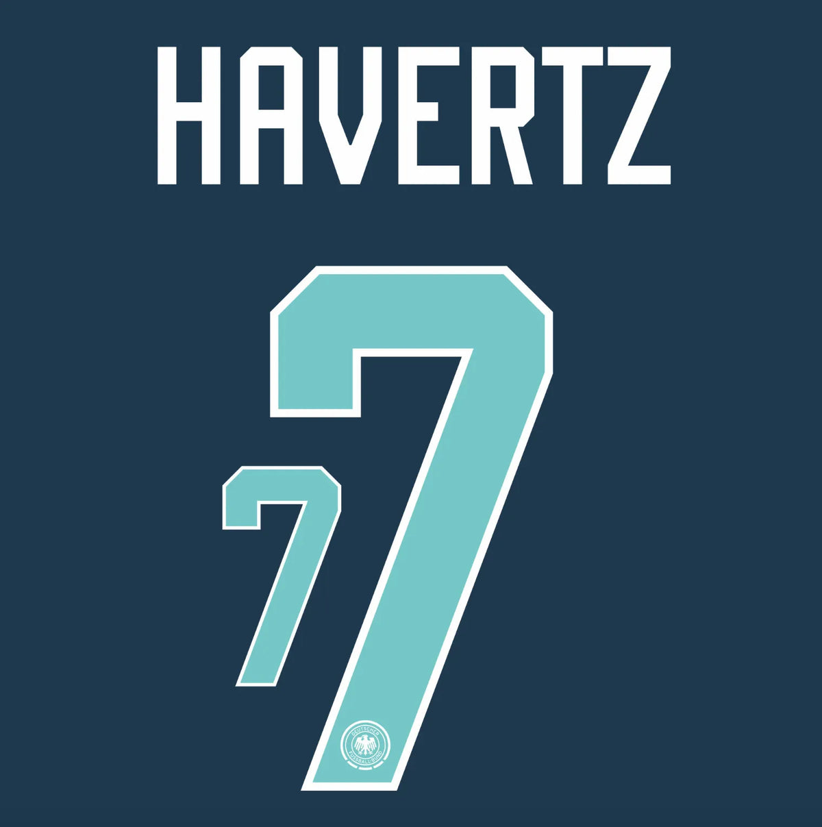Germany 2026- Away HAVERTZ #7 Official Name Set