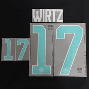 Germany 2026- Away WIRTZ #17 Official Name Set