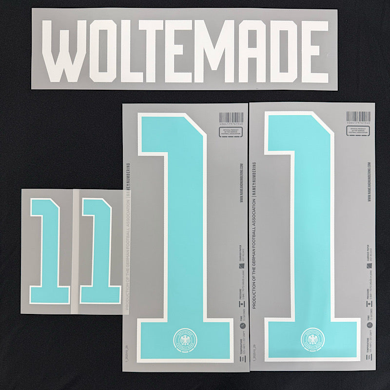 Germany 2026- Away WOLTEMADE #11 Official Name Set