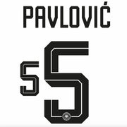 Germany 2026- Home PAVLOVIC #5 Official Name Set