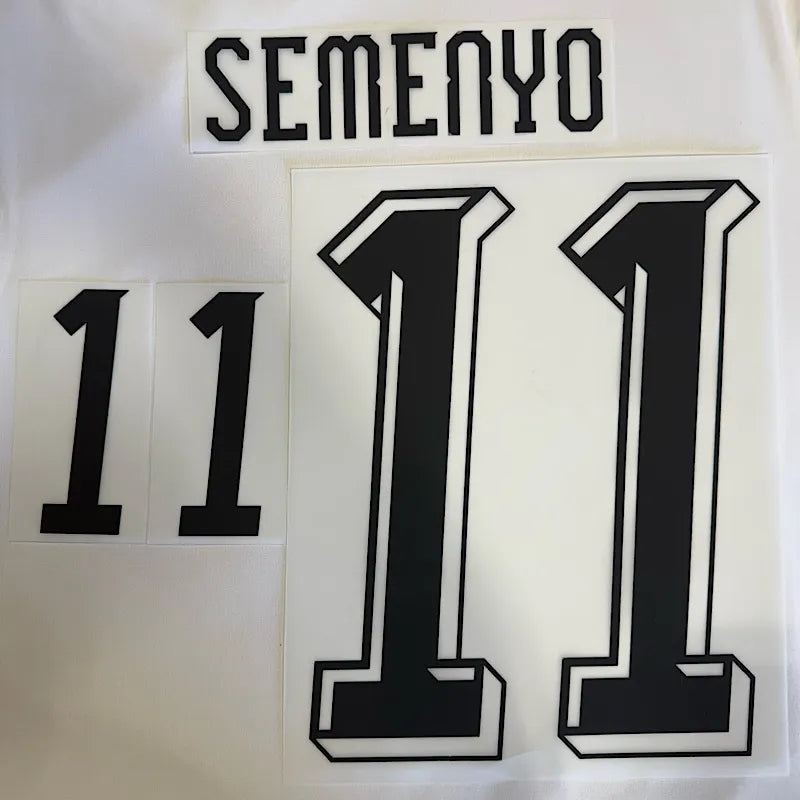 Ghana 2026-Home SEMENYO #11 Offical Name Set