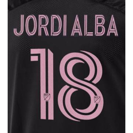 Inter Miami 2023-Away Jordi Alba #18 Jersey Name Set (Back)