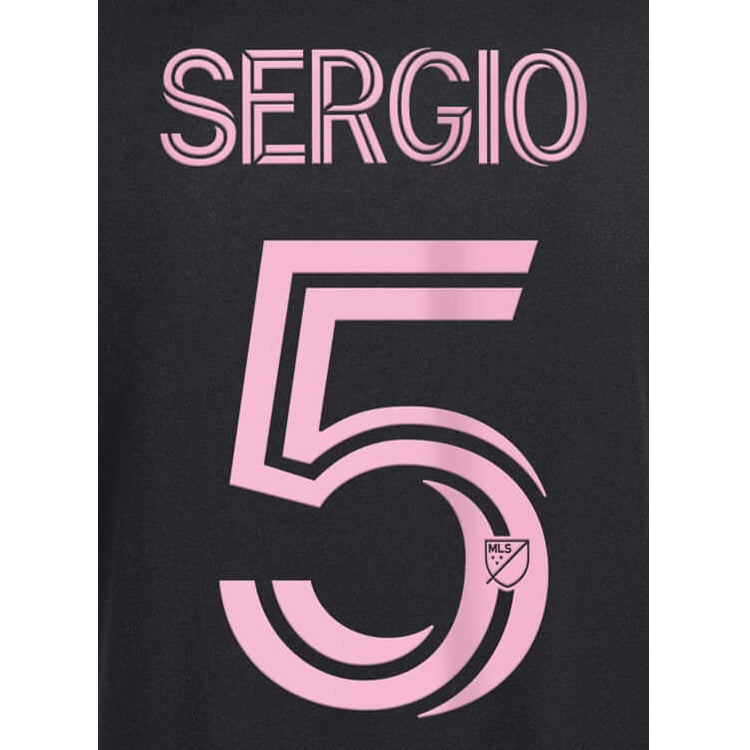Inter Miami 2023-Away Sergio #5 Jersey Name Set (Back)