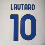 Inter Milan 2023/24 Away LAUTARO #10 Offciial Jersey Name Set