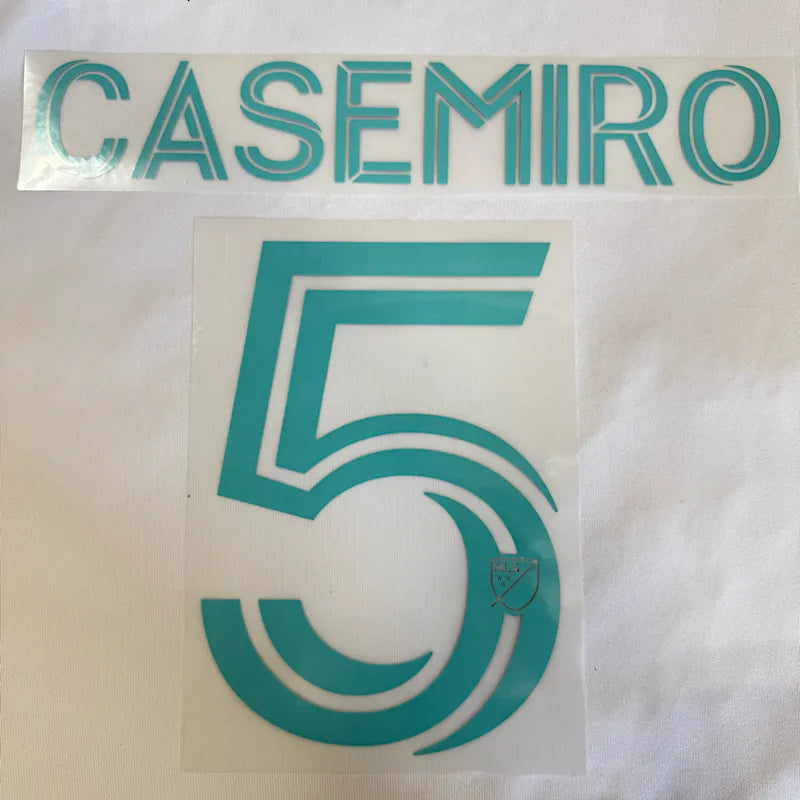 Inter Miami 2026- Third CASEMIRO #5 Jersey Name Set