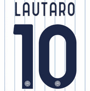 Inter Milan 2026/27 Away LAUTARO #10 Official Name Set