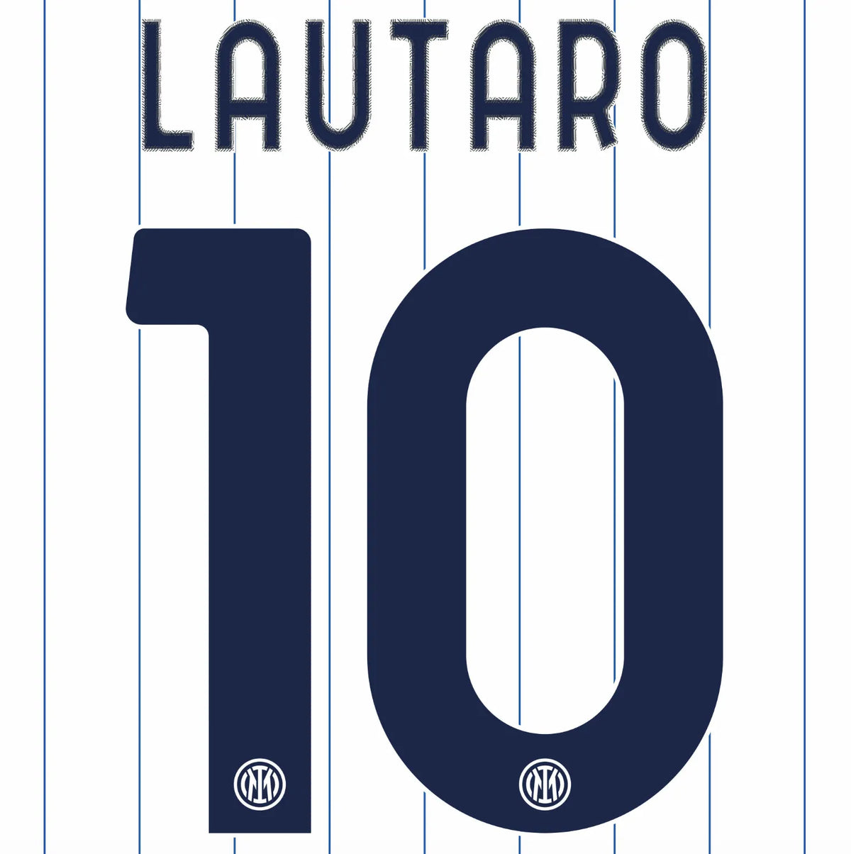 Inter Milan 2026/27 Away LAUTARO #10 Official Name Set