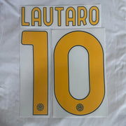 Inter Milan 2026/27 Home/Third LAUTARO #10 Official Name Set
