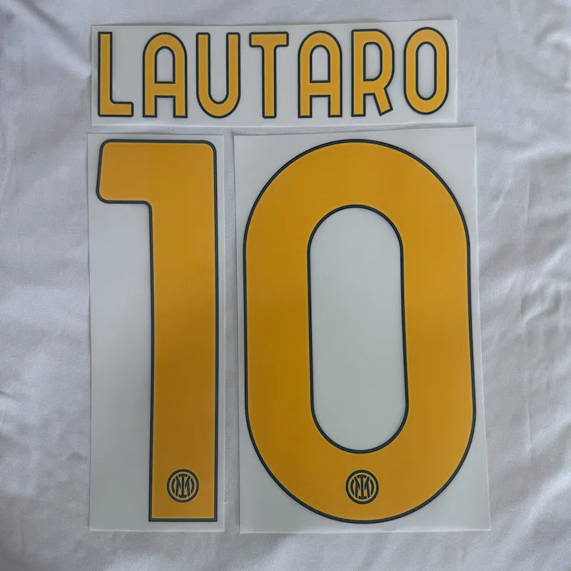 Inter Milan 2026/27 Home/Third LAUTARO #10 Official Name Set