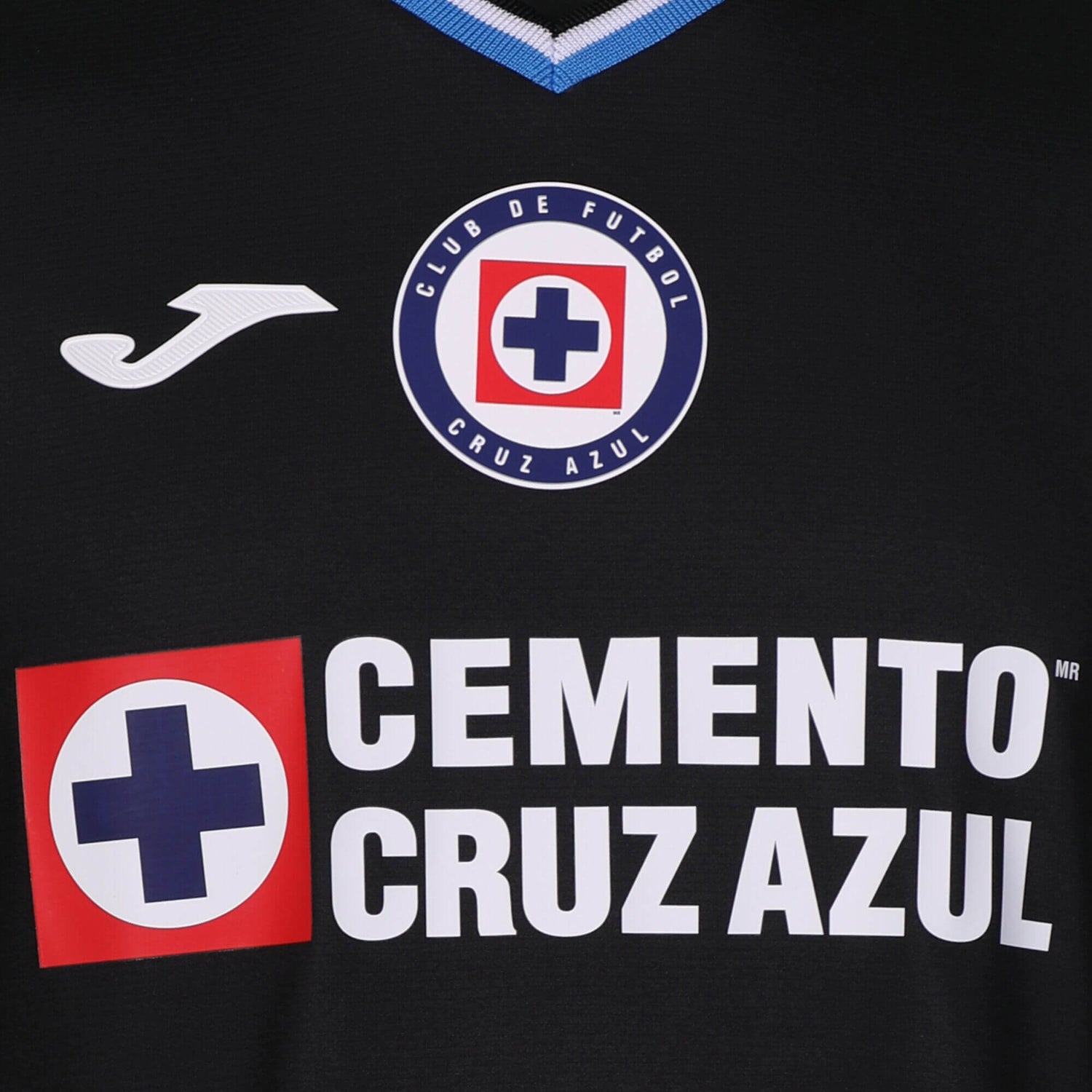 Joma 2022-23 Cruz Azul Third Jersey - Black (Detail 2)