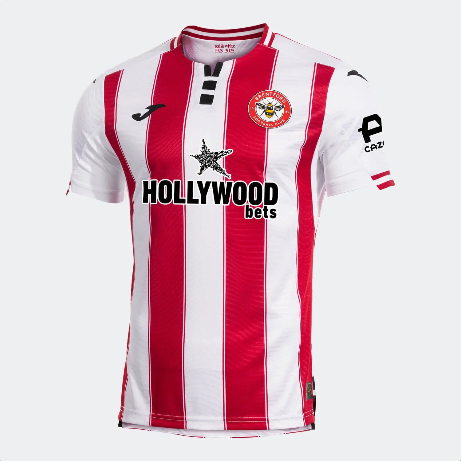 Joma 2025-26 Brentford Men's Stadium Home Soccer Jersey (Front)