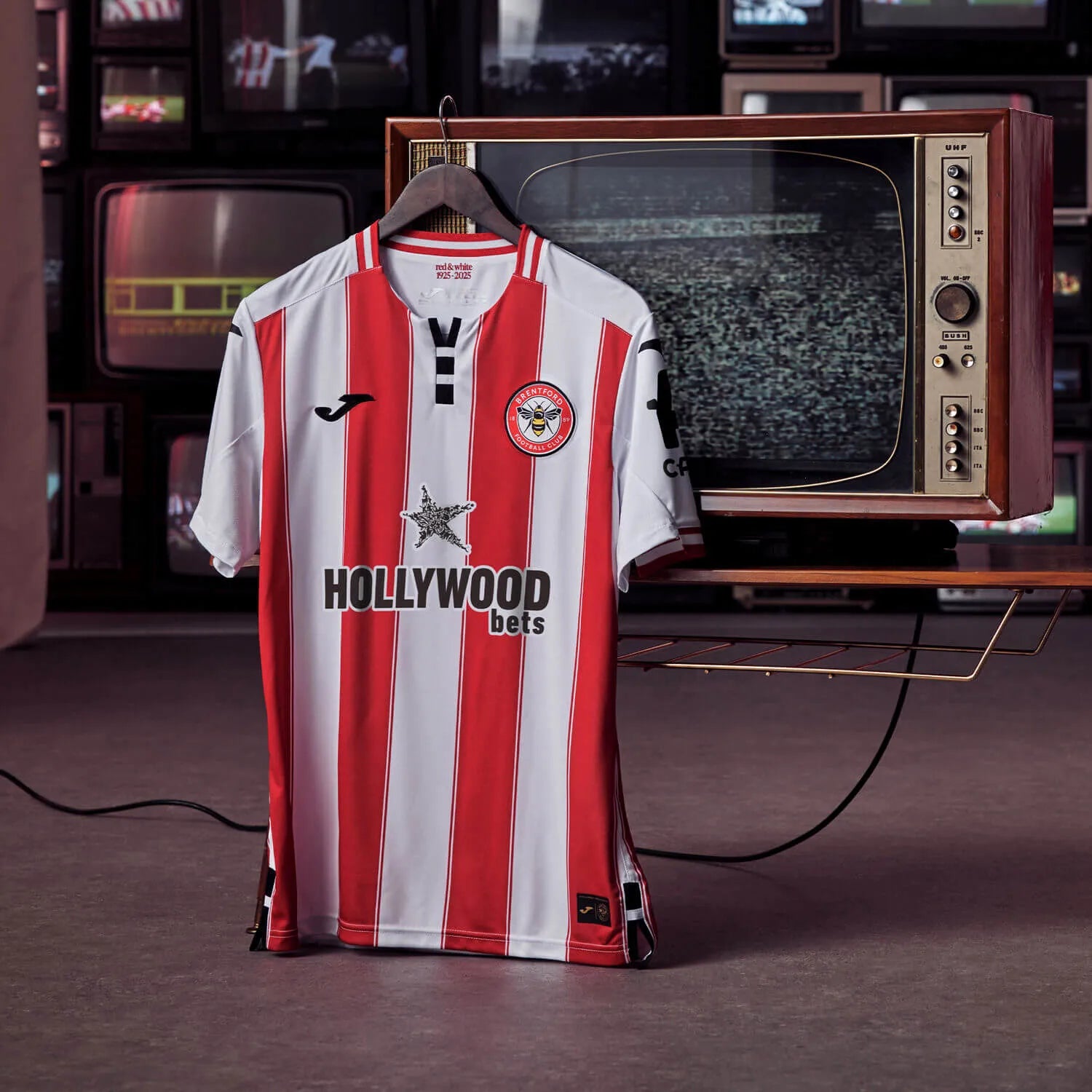 Joma 2025-26 Brentford Men's Stadium Home Soccer Jersey (Promo 1)