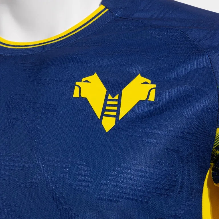 Joma 2025-26 Hellas Verona Men's Stadium Home Soccer Jersey (Detail 2)