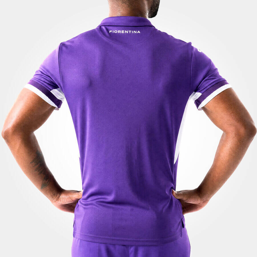 Joma 2026-27 Fiorentina Men's Authentic Home Soccer Jersey (Model - Back)