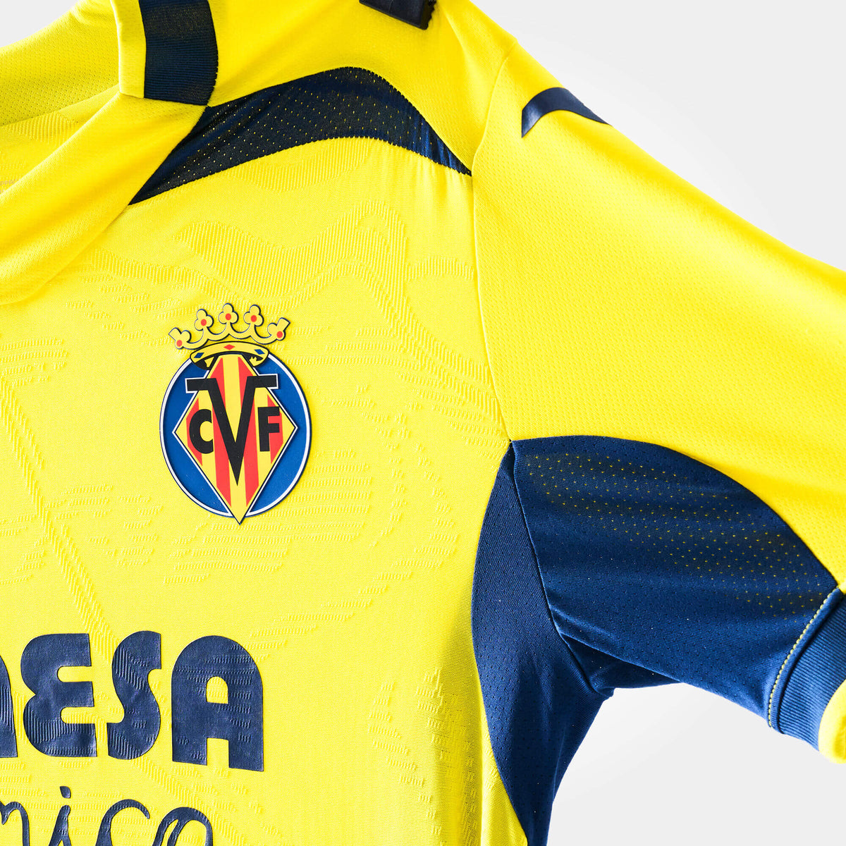 Joma 2026-27 Villareal Men's Authentic Home Soccer Jersey (Detail 1)