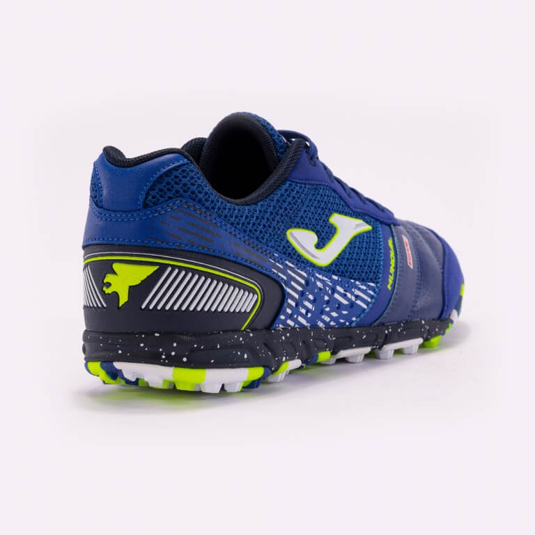 Joma Mundial 2402 Turf Soccer Shoes Royal (Lateral - Back)