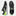 Joma Mundial 2501 Turf Soccer Shoes - Black-Green
