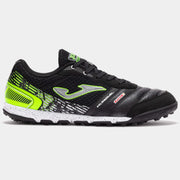 Joma Mundial 2501 Turf Soccer Shoes - Black-Green (Side 1)