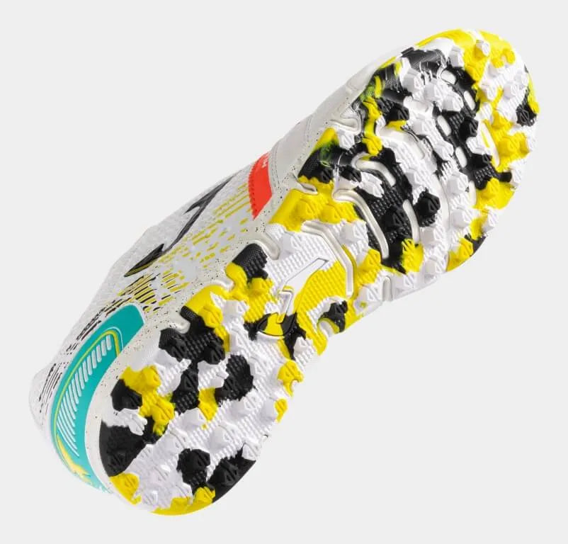 Joma Mundial 2502 Turf Soccer Shoes - White (Bottom)