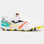 Joma Mundial 2502 Turf Soccer Shoes - White (Side 1)