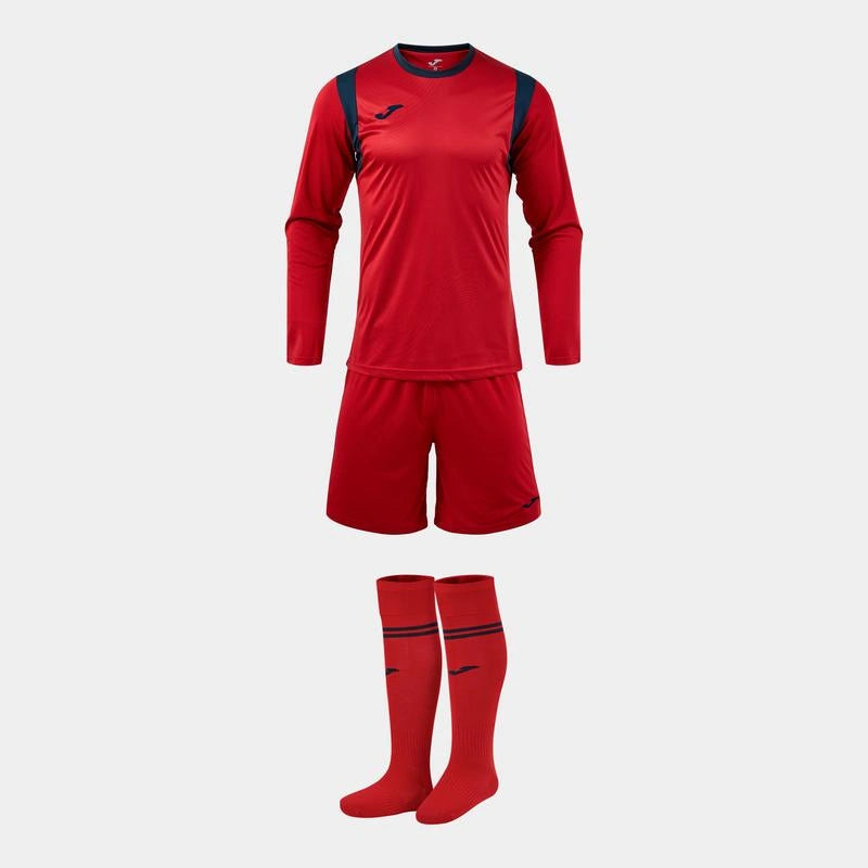 Joma Youth Zamora XI Goalkeeper Set Red-Navy Blue (Front)