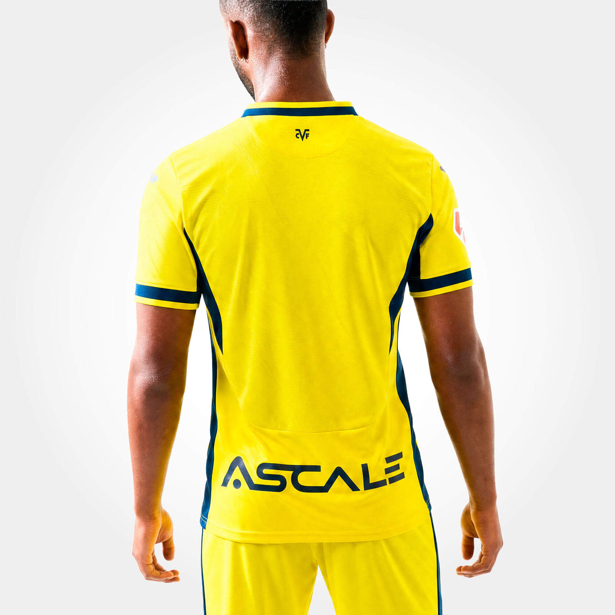 Joma 2026-27 Villareal Men's Authentic Home Soccer Jersey (Model - Back)