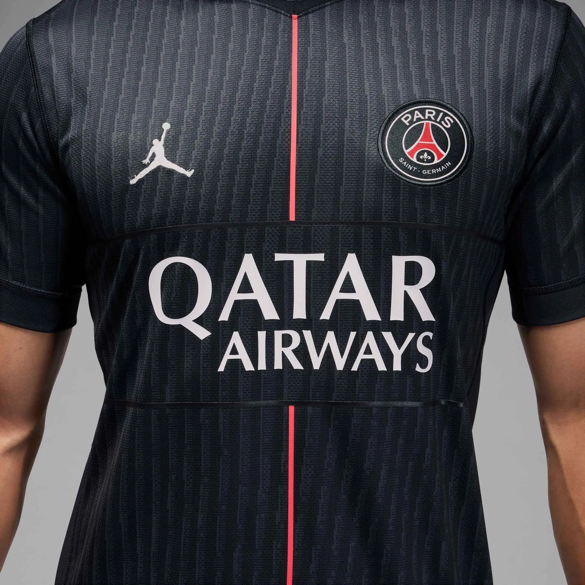 Jordan 2025-26 PSG Men's Stadium Fourth Soccer Jersey (Detail 3)