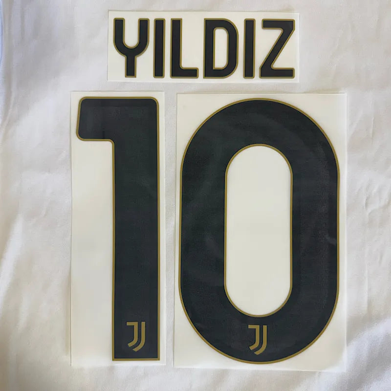 Juventus 2026-27 Home YILDIZ #10 Official Name Set
