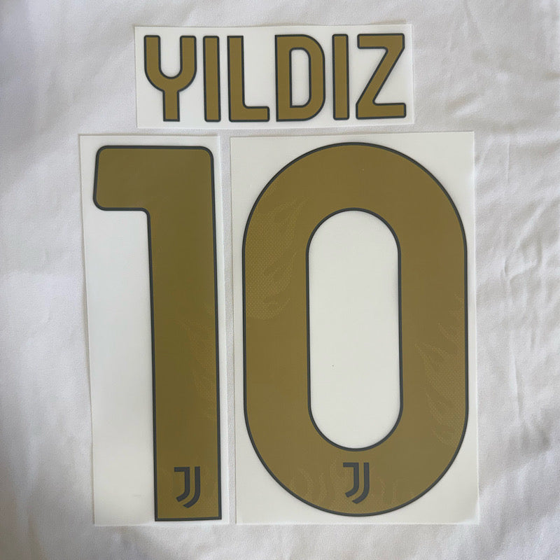 Juventus 2026/27 Third YILDIZ #10 Official Name Set