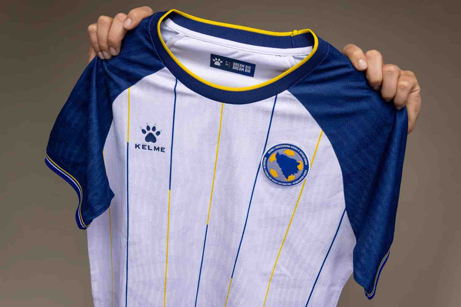 Kelme 2026 Bosnia and Herzegovina Men's Authentic Away Soccer Jersey (Detail 1)