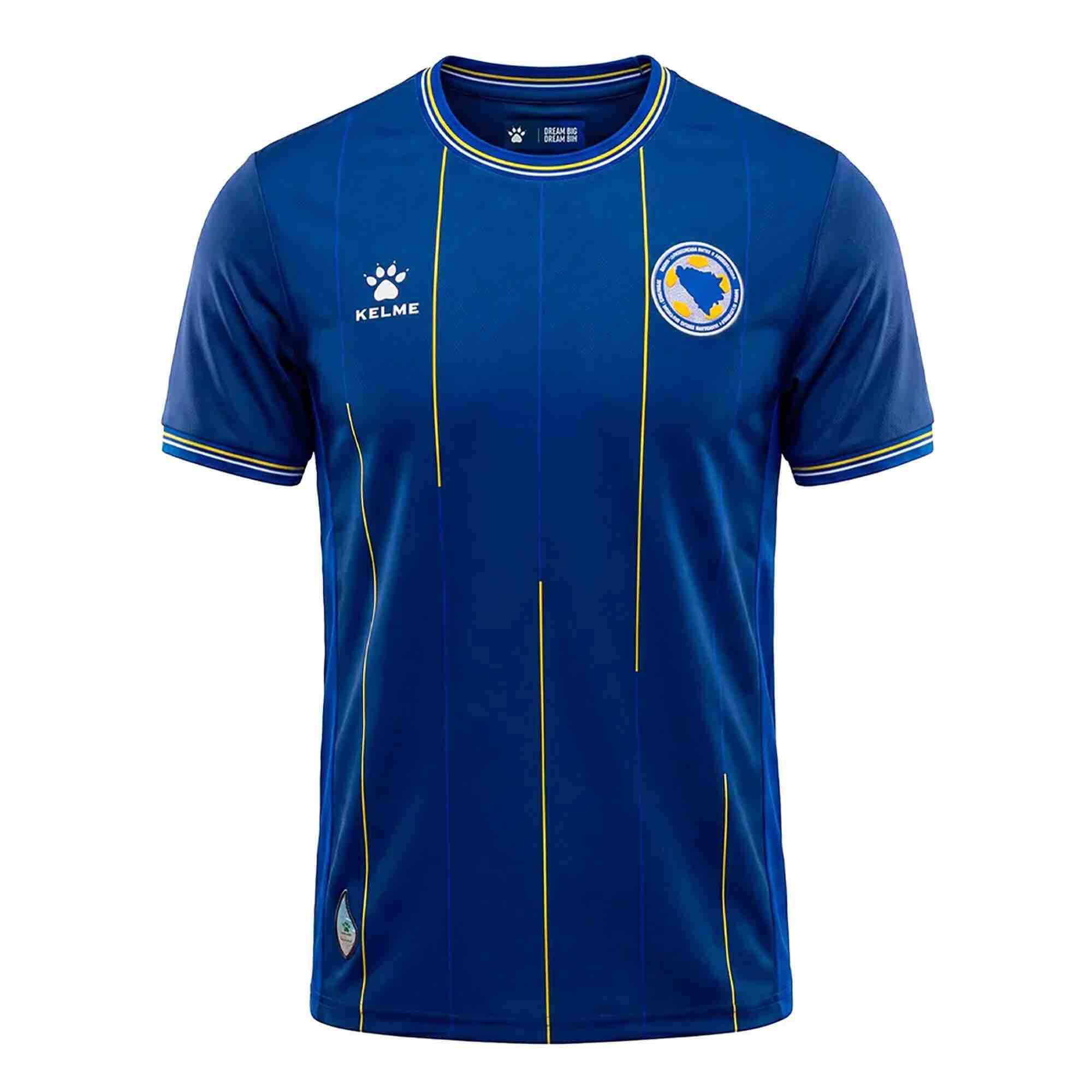 Kelme 2026 Bosnia and Herzegovina Men's Authentic Home Soccer Jersey (Front)