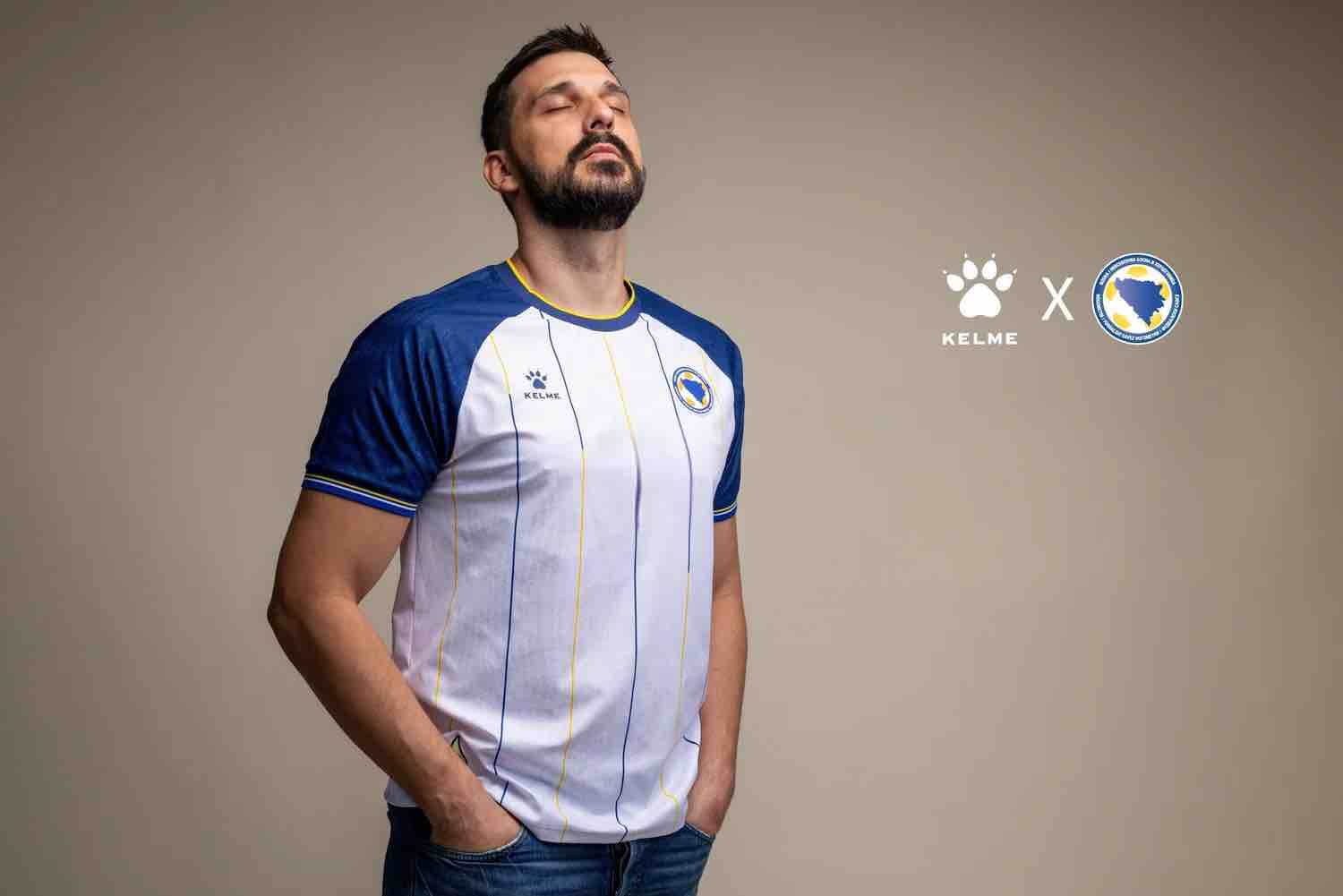 Kelme 2026 Bosnia and Herzegovina Men's Stadium Away Soccer Jersey (Promo)