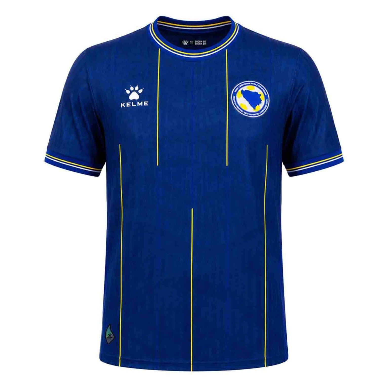 Kelme 2026 Bosnia and Herzegovina Men's Authentic Home Soccer Jersey Blue (Front)