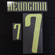 Korea 2026 Away HEUNGMIN #7 Official Name Set
