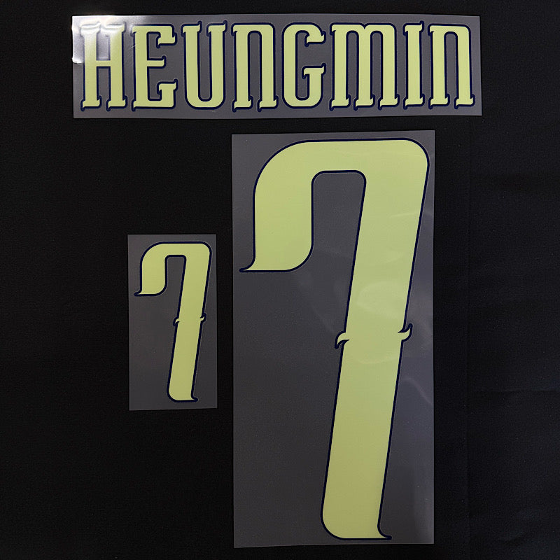 Korea 2026 Away HEUNGMIN #7 Official Name Set