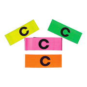 Kwik Goal Captain "C" Arm Bands (Hi-Vis Yellow, Hi-Vis Pink, Hi-Vis Orange and Hi-Vis Green)
