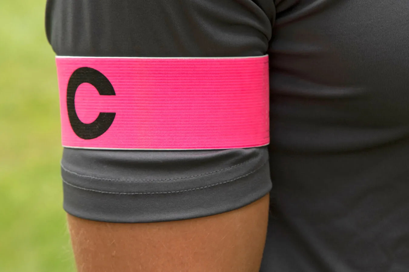 Kwik Goal Captain "C" Arm Bands (Model - Hi-Vis Pink)