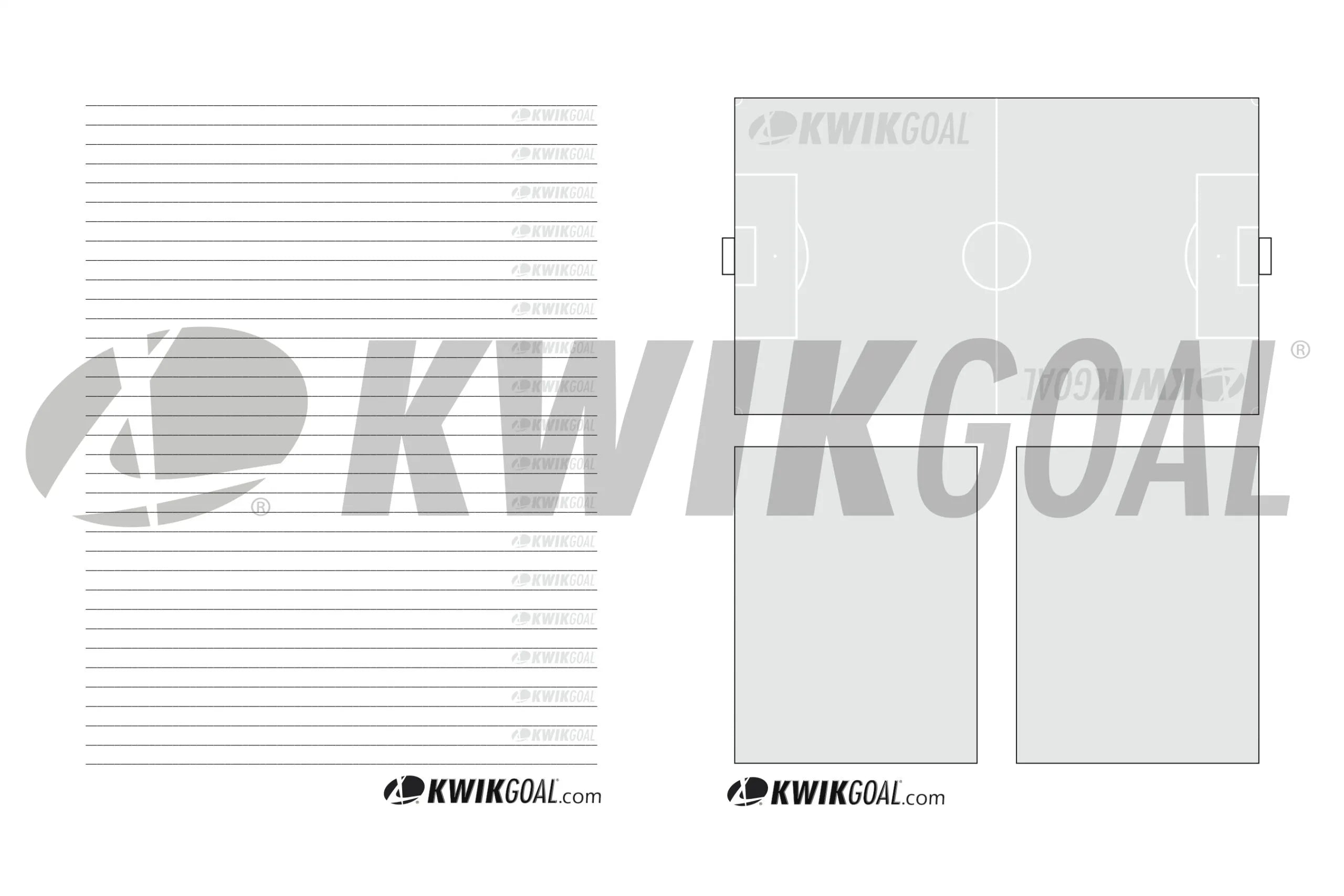 Kwik Goal Coach's Notebook I (Sheets)