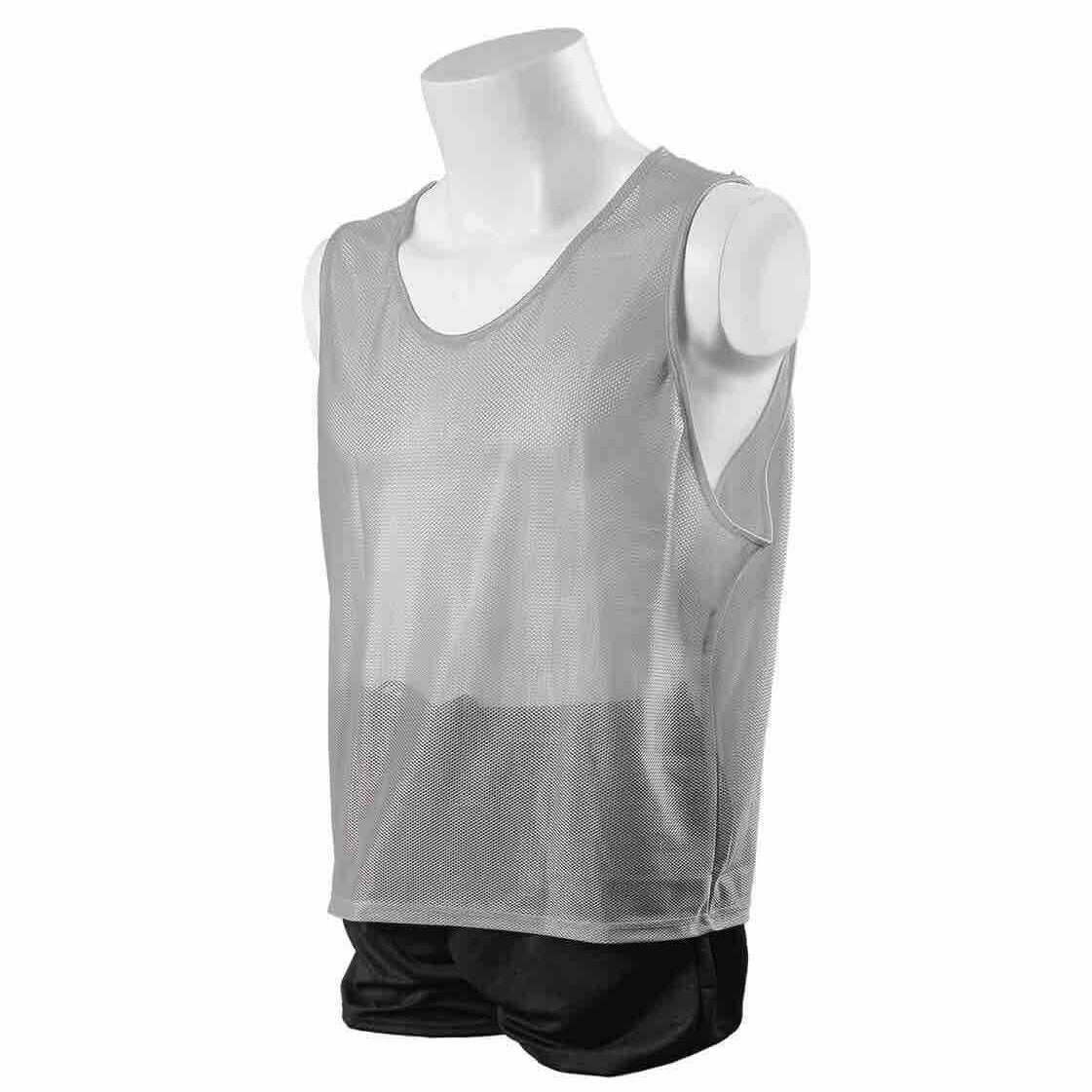 Kwik Goal Deluxe Scrimmage Vest Silver (Front)