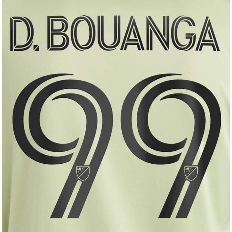 LAFC 2023-24 Away D. Bouanga #99 Jersey Name Set (Front)