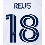 LA Galaxy 2024- Home REUS #18 Youth Official Name Set (Back)