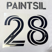 LA Galaxy 2025- Home PAINTSIL #28 Official Name Set