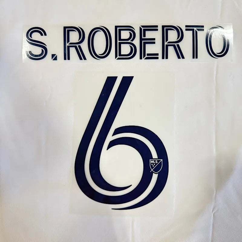 LA Galaxy 2026- Home S. ROBERTO #6 Official Name Set