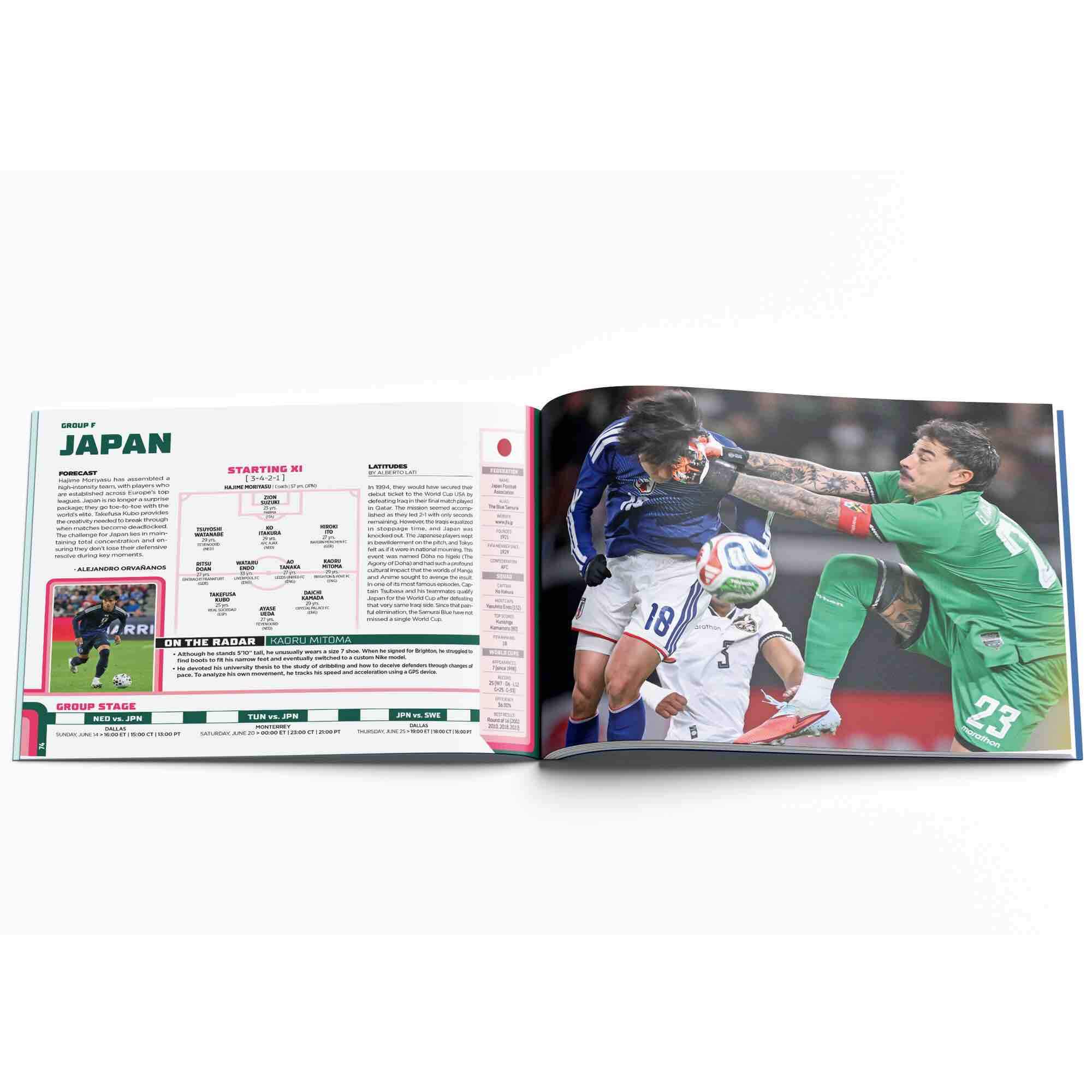 Leto 2026 FIFA World Cup Official Program (Japan Page)
