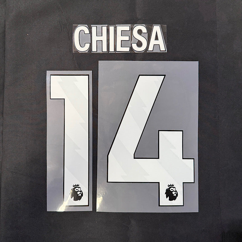 Liverpool 2024-Home CHIESA #14 Official Name Set- White