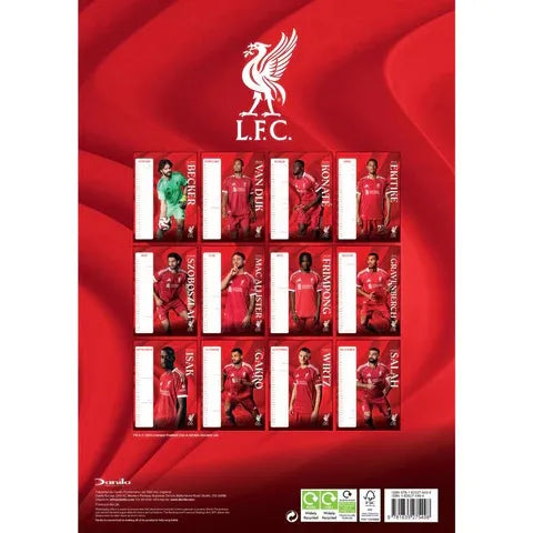 Liverpool 2026 Official Calendar