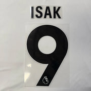 Liverpool 2025-Away ISAK #9 Official Name Set-Black